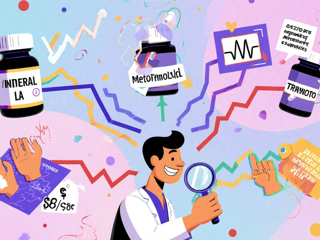 Compare Inderal LA (Propranolol) with Alternatives for Anxiety, Tremors, and High Blood Pressure