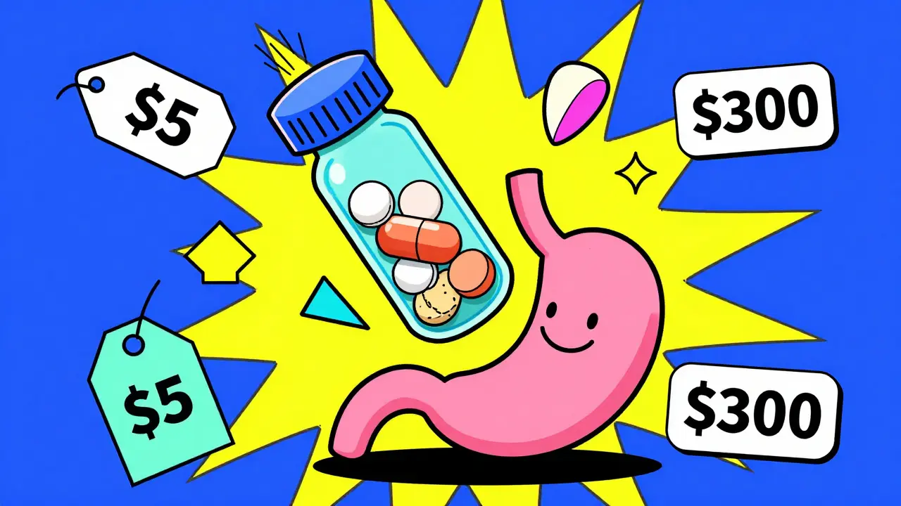 Gastrointestinal Combination Products: Generic Availability and Alternatives