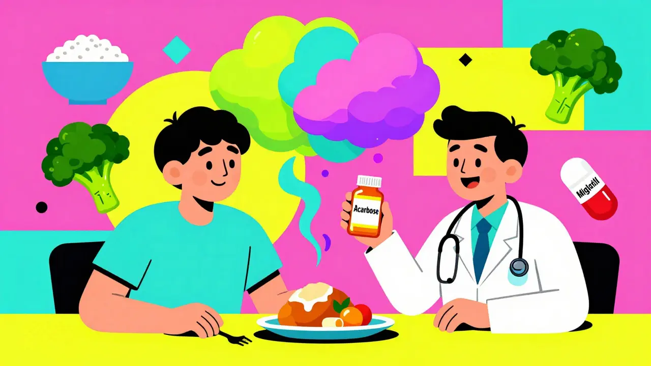 Acarbose and Miglitol: How to Manage Flatulence and GI Side Effects